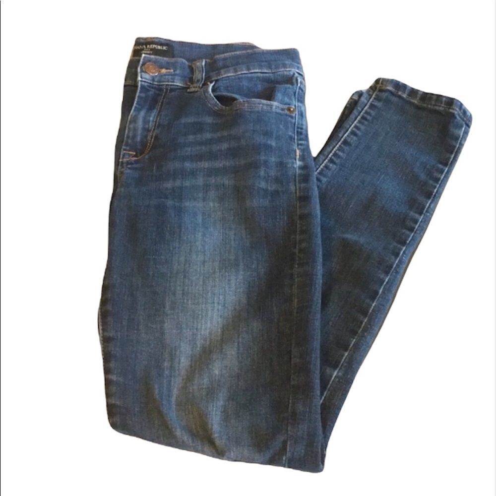 Banana Republic Skinny Jeans Dark Blue Size 26